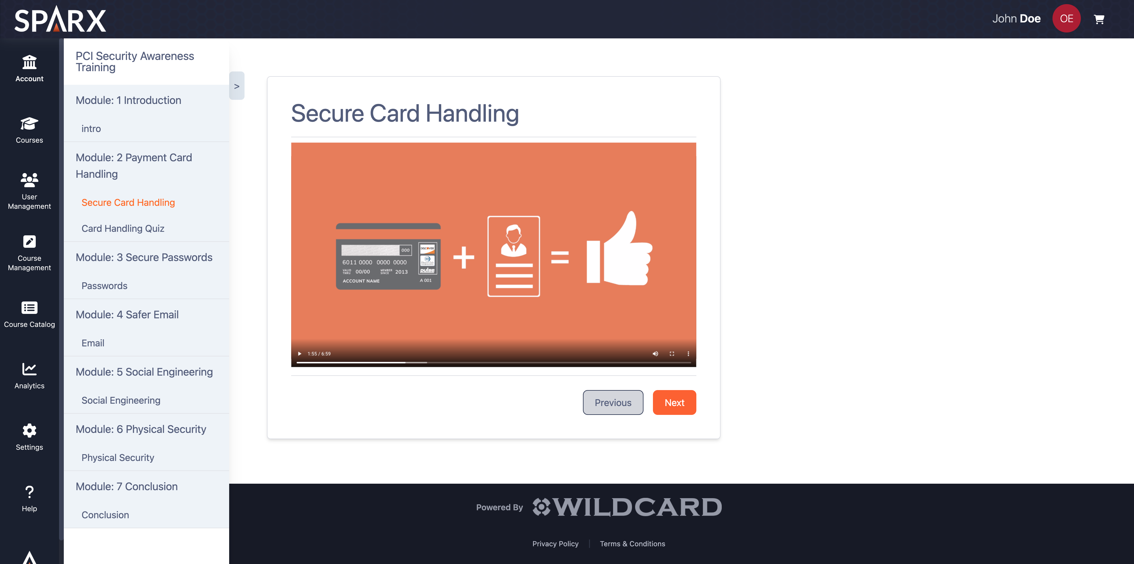 Training Content Created by Security Experts